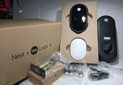 Google Nest x Yale YRD540/YRMTH1 Smart Door Lock Black Wi-Fi Connect Module