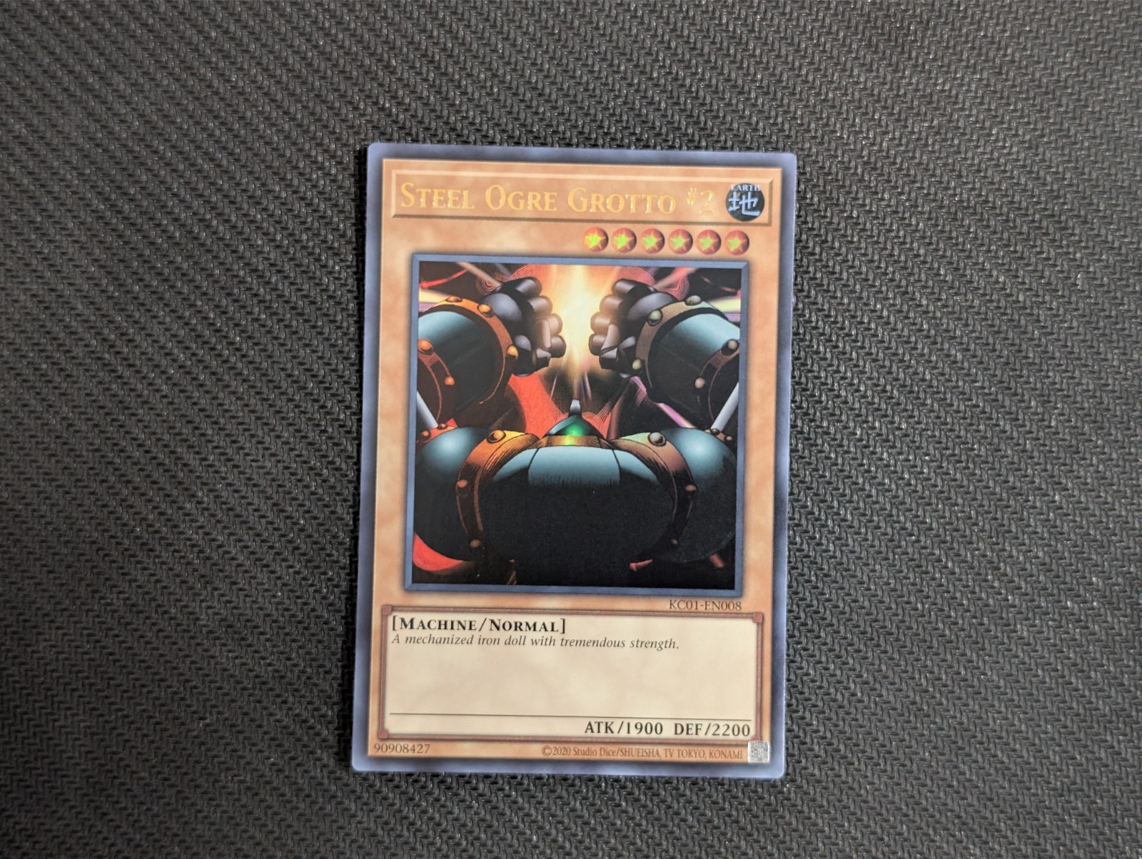 Steel Ogre Grotto 2 KC01-EN008 YuGiOh 25th Anniversary Ultimate Kaiba Set trading card — raw and PSA graded price guide