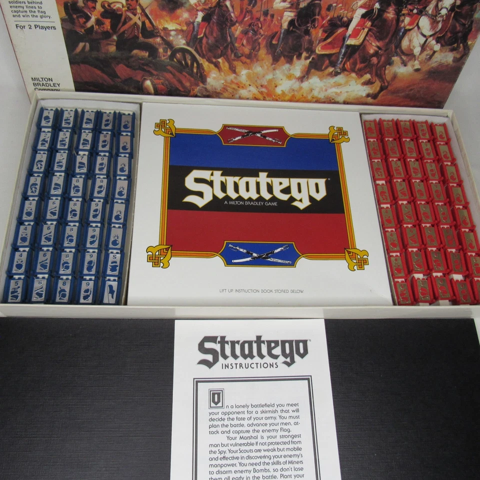 Stratego 1986 Complete Board Game Milton Bradley - Image 4 of 4