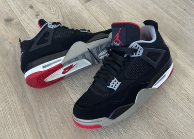 Jordan 4 Retro Bred Black Fire Red Cement Grey 308497-060 Mens Basketball‎ Shoes Nike Air Jordan 4 Retro Bred Men main image 3