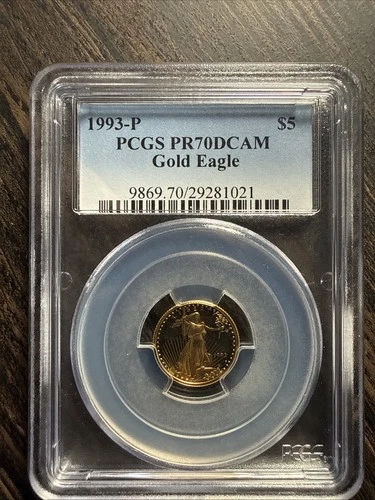 1993 American Gold Eagle 1 oz — photo from the most recent tracked eBay sale
