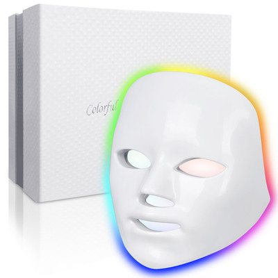 7-Color Light Mask Beauty Facial Mask Instrument Photon Rejuvenation Whitening M