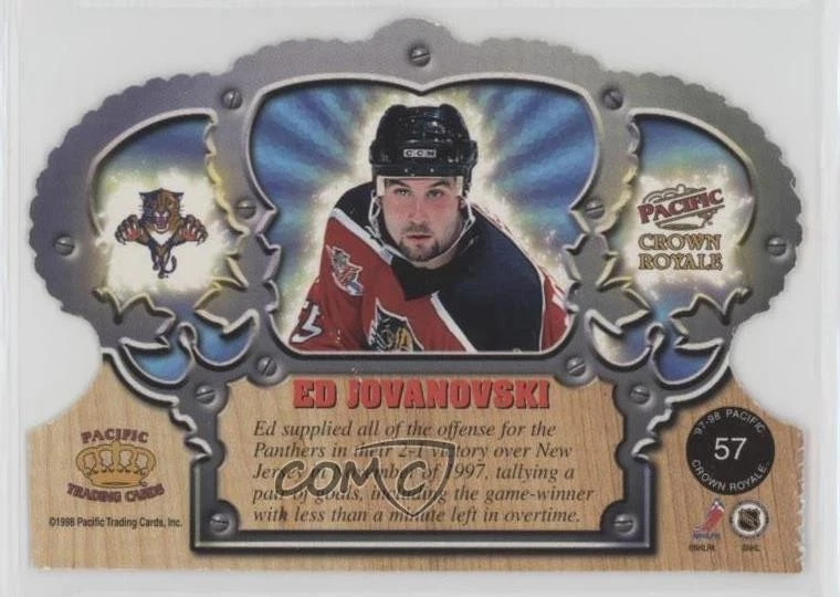 1997-98 Pacific Crown Royale Ed Jovanovski #57 - Image 2 of 2