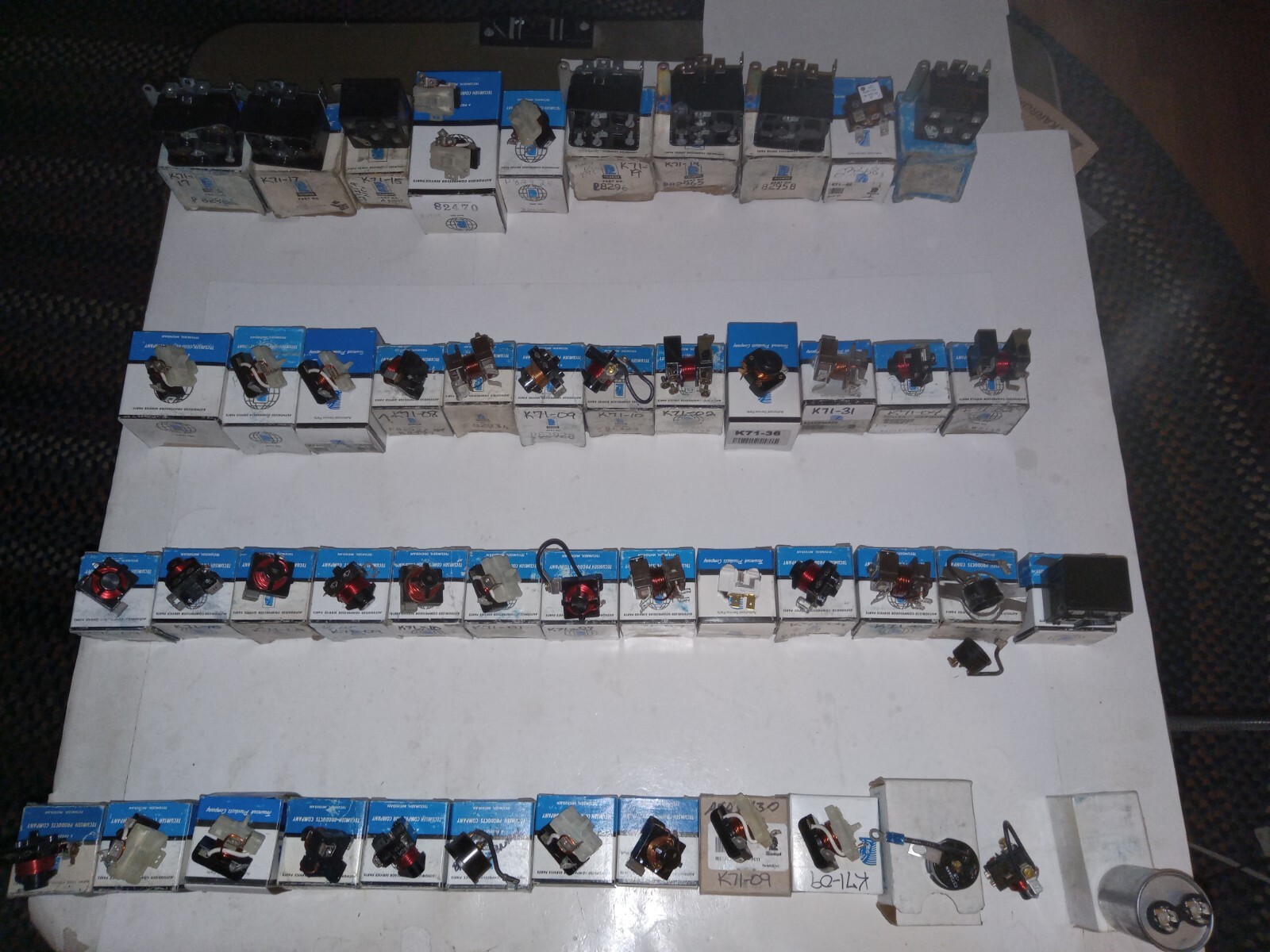 Tecumseh Refrigeration AC Compressor Relay Parts Lot with Approximately 50 Pcs NOS-image