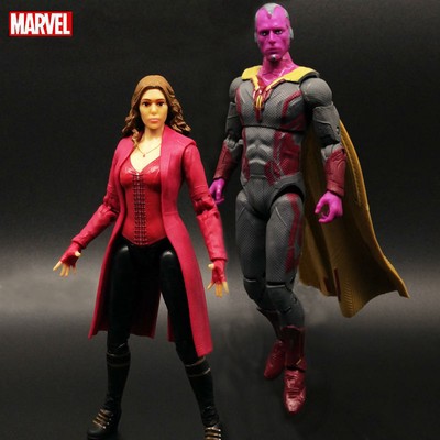 scarlet witch vision marvel legends