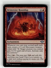 BRIMSTONE ROUNDUP Outlaws of Thunder Junction #115 OTJ(NM+)(MTG)