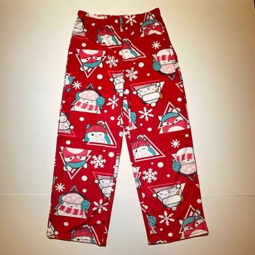 NWT Squishmallows Holiday Christmas 2pc pajama set 6 8 12 fleece fox Cat $35 - Picture 4 of 6