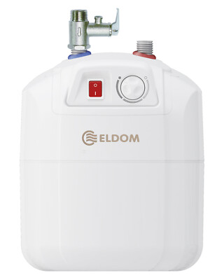 Warmwasserspeicher Elektroboiler Boiler Eldom 7 druckfest untertisch inkl Ventil
