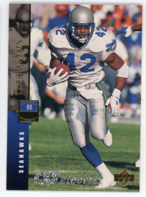1994 Upper Deck Electric Silver Chris Warren #146 FOOTBALL