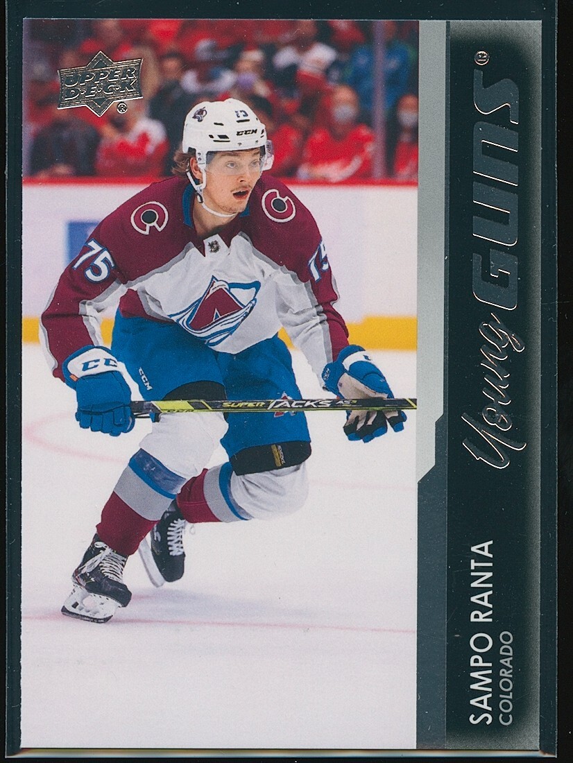 Sampo Ranta 2021-22 Upper Deck Series 2 Young Guns #457 Rookie RC