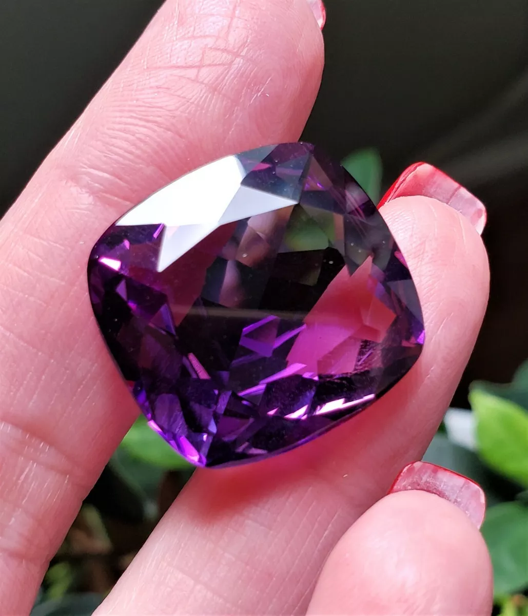 Dark clearance purple birthstone