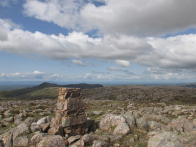 Photo 6x4 Trig pillar on Great Bourne Croasdale Lovely rocky summit. c2016