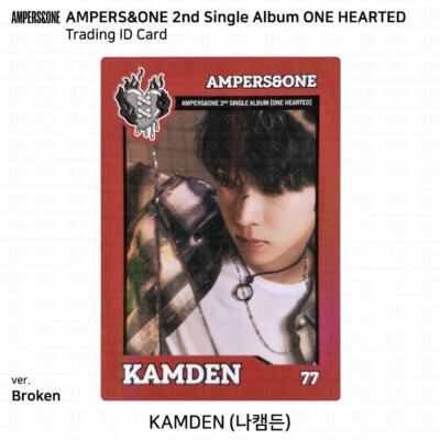 AMPERSANDONE 2nd Single Album ONE HEARTED Photocard Sticker