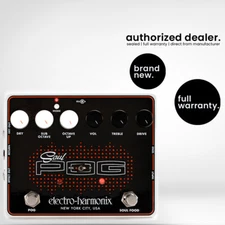 Electro-Harmonix Soul POG Polyphonic Octave Generator & Overdrive Effects Pedal 