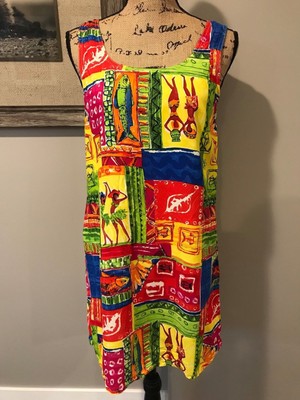 tropical print beach cover up