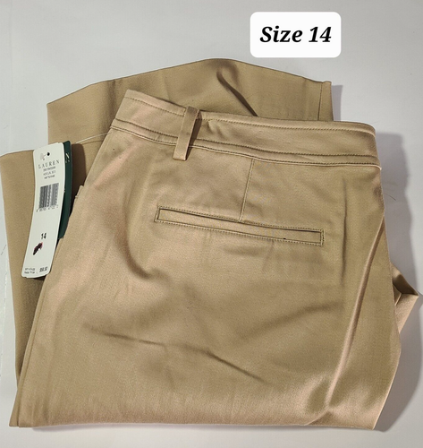Lauren Ralph Lauren Women's Slim Fit Chino Bermuda Short Size 14 NWT(Msrp $59)