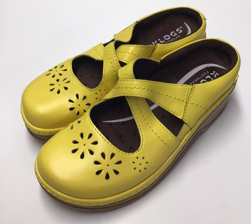Klogs Footwear "Carolina" Buttercup Full Grain, Size 6.5 Medium
