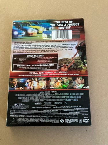 Fast & Furious (DVD, 2009) 2-disc Special Edition with cover - Picture 2 of 6