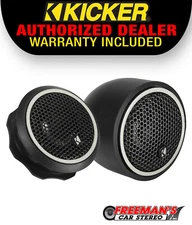 Kicker 46CST204 Tweeter/Crossover System, 4-Ohm - PAIR