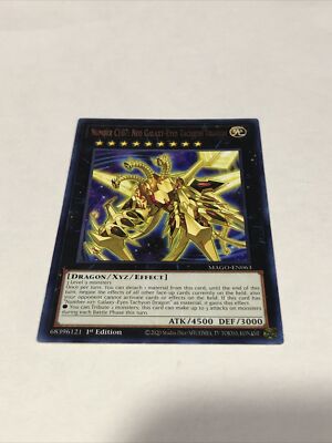 Yu-Gi-Oh! TCG Number C107: Neo Galaxy-Eyes Tachyon Dragon Maximum Gold...