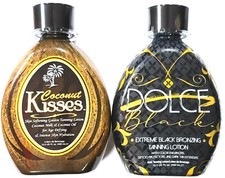 DOLCE Black Extreme Bronzer  Coconut Kisses Golden Tanning Bed Lotion