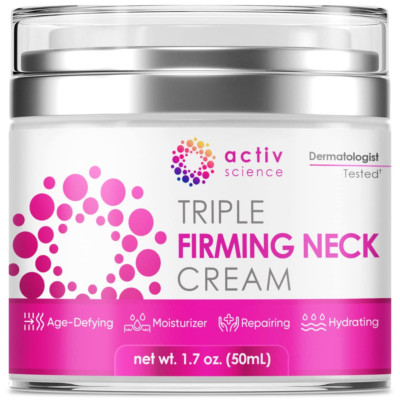 Neck Firming Cream - Natural Anti-Aging Facial Moisturizer with Retinol Colla...