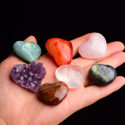 Chakra Stones 7 Chakra Natural Stone Reiki Décor Tree Life Gemstone Positive Energy Heal Geode Tree Of Life - Foto 9