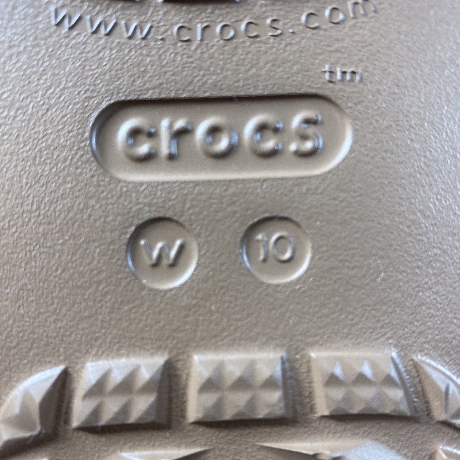 Crocs Women's Crocband Iconic Comfort Flip Flops Brow… Gem