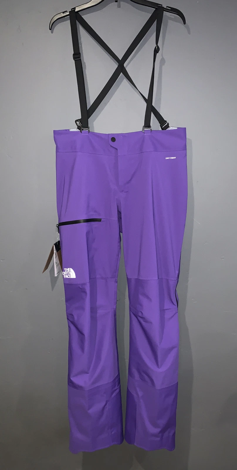 The North Face Women’s DV Dryvent Waterproof Shell Ski Snow Pants/Bibs L Purple