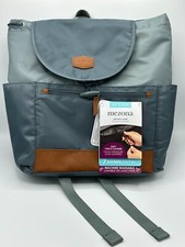 JJ Cole Mezona Baby Diaper DuraClean Machine Washable Backpack Forest Green NWT