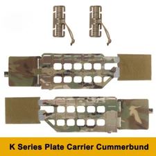 Tactical Airsoft Plate Carrier Cummerbund MOLLE Belt K19 KZ Vest Girdle Adapter