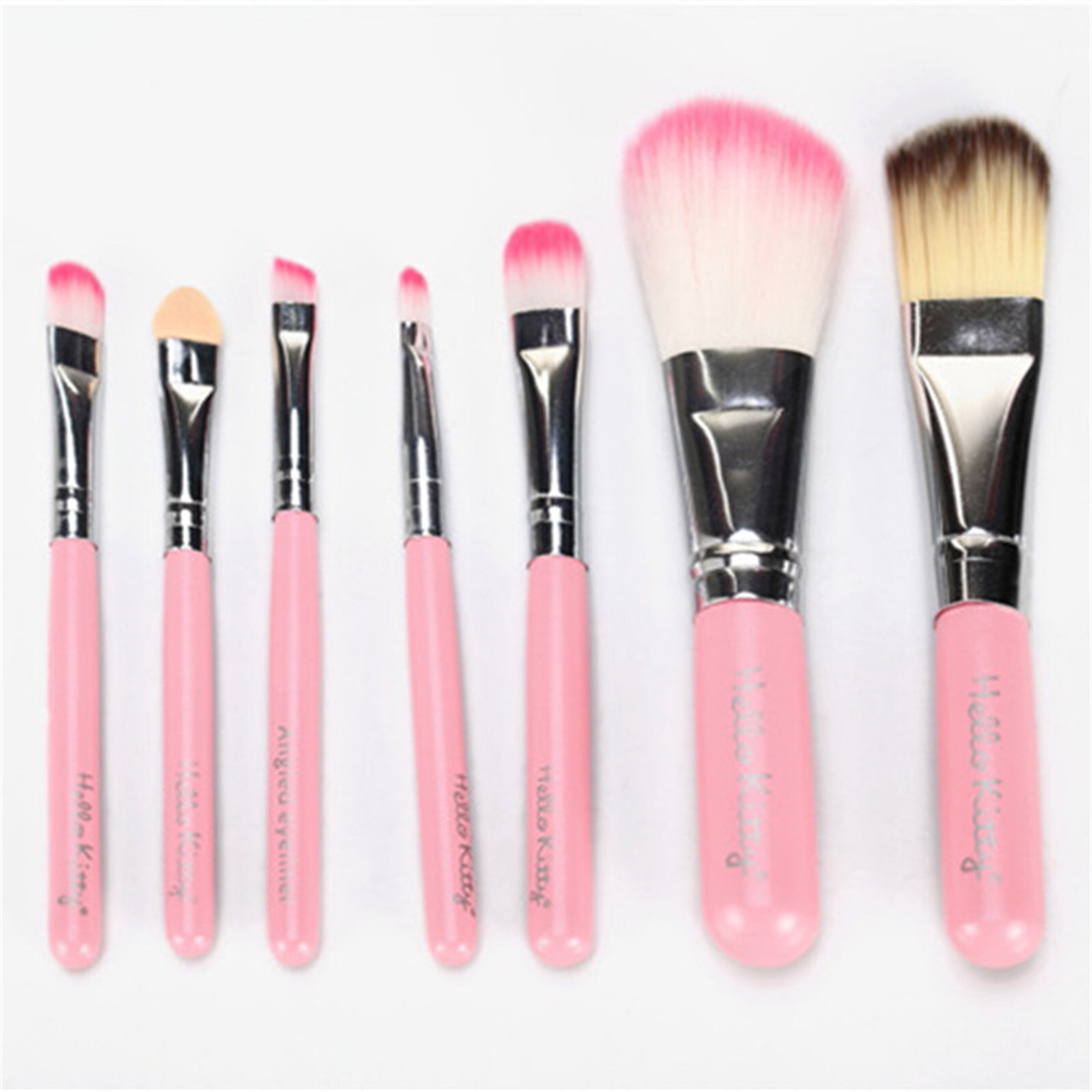 7 pcs Sanrio Hello Kitty Makeup Brush Set Eye Shadow Blush Makeup Brush