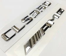 #1 CHROME CLS350 +AMG REPLACEMENT FOR MERCEDES REAR TRUNK EMBLEM BADGE DECAL LID