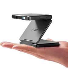 Zip Tri-Fold Truly Portable DLP Projector,Full-Screen Mode,Type-C Fast Charging