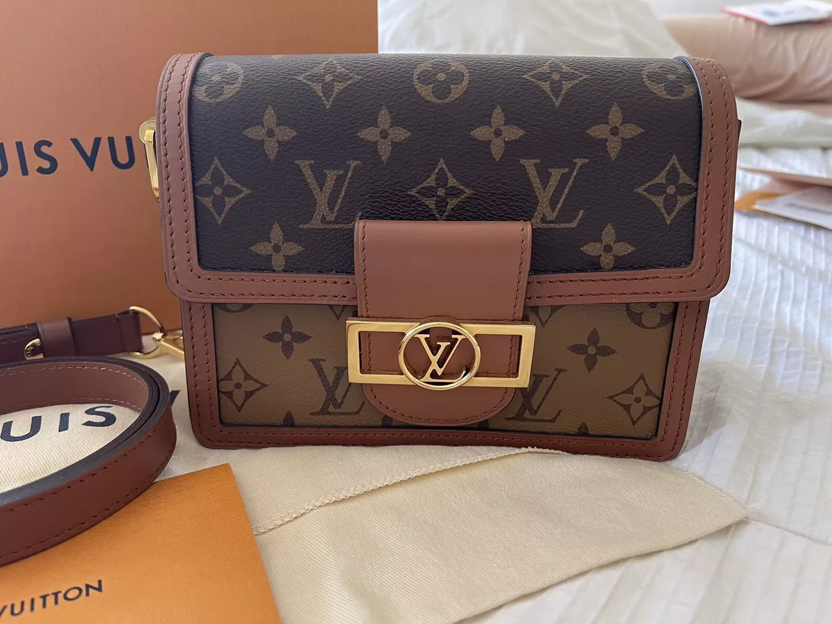 Louis Vuitton Monogram Reverse Mini Dauphine M44580– TC