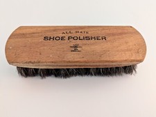 Vintage Oxco All Hair Shoe Polisher Horsehair Shoe Brush Made in USA