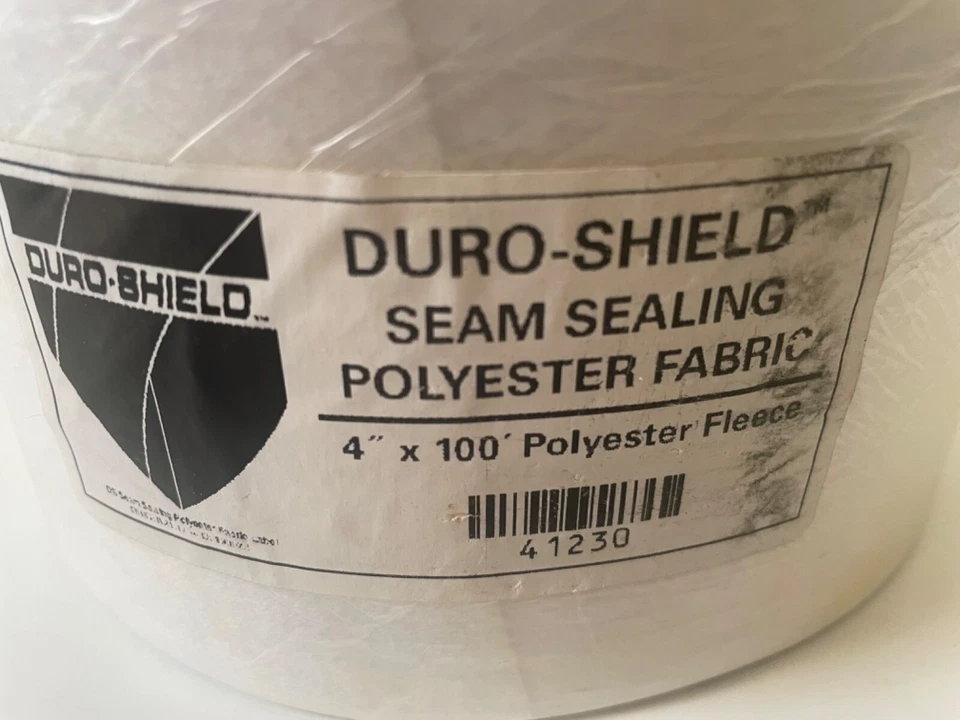 Duro Shield Polyestergewebe Vlies Rolle 4" x 100' für Dachnahtversiegelung - Bild 2 von 4