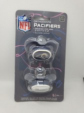 Master Pieces NFL LA Los Angeles Rams 2-PK Pacifier Orthodontic Pacifiers