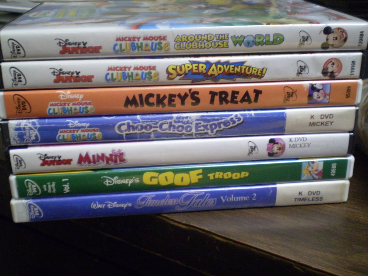 MICKEY MOUSE CLUBHOUSE 5 DVD Collection Walt Disney LOT of 5, Minnie
