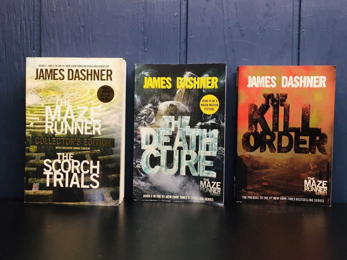 The Maze Runner Series: The Maze Runner, The Scorch Trials, The Death Cure,  and The Kill Order (4 Book Box Set) **SIGNED 4X + Photos** by Dashner,  James: New Hardcover (2015) 1st