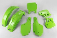 Kunststoffverkleidung Kit Kawasaki KX 500 1993 - 1995 Ufo Plast GrüN