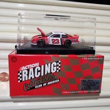 ACTION 1/64 23 JIMMY SPENCER WINSTON NO BULL 1998 Hood Open FORD TAURUS NuinBox