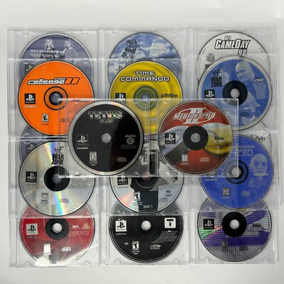 PlayStation (PS1) Game Collection Pick and Choose Tested Disc Only 