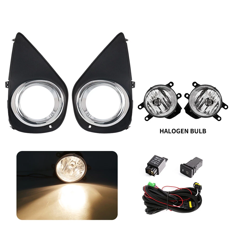 Faro antiniebla delantero bombillas halógenas para Toyota Yaris 2015-2017 hatchback Foto 2 de 4