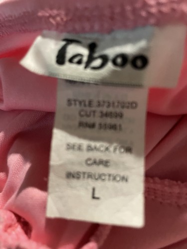 Vtg 90s TABOO Silky Halter Prom Dress Pink Pony Maxi Halter Gown USA S 34 - Picture 7 of 7