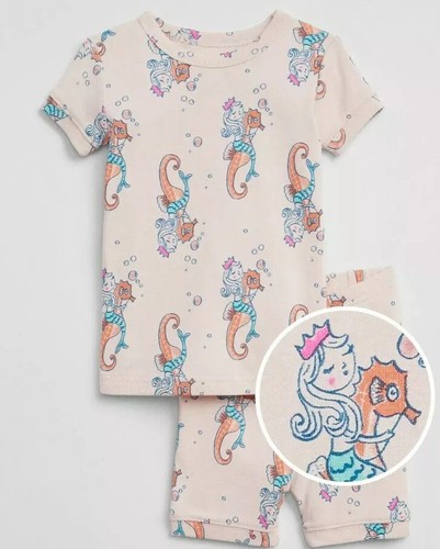 NWT Baby Gap Seahorse And Mermaid Short 