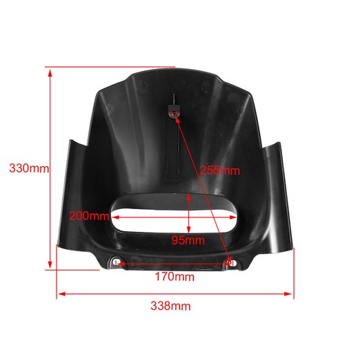 Máscara de carenado de faros negros apta para Harley M8 Softail Fat Bob 2018-2022 - Imagen 8 de 10