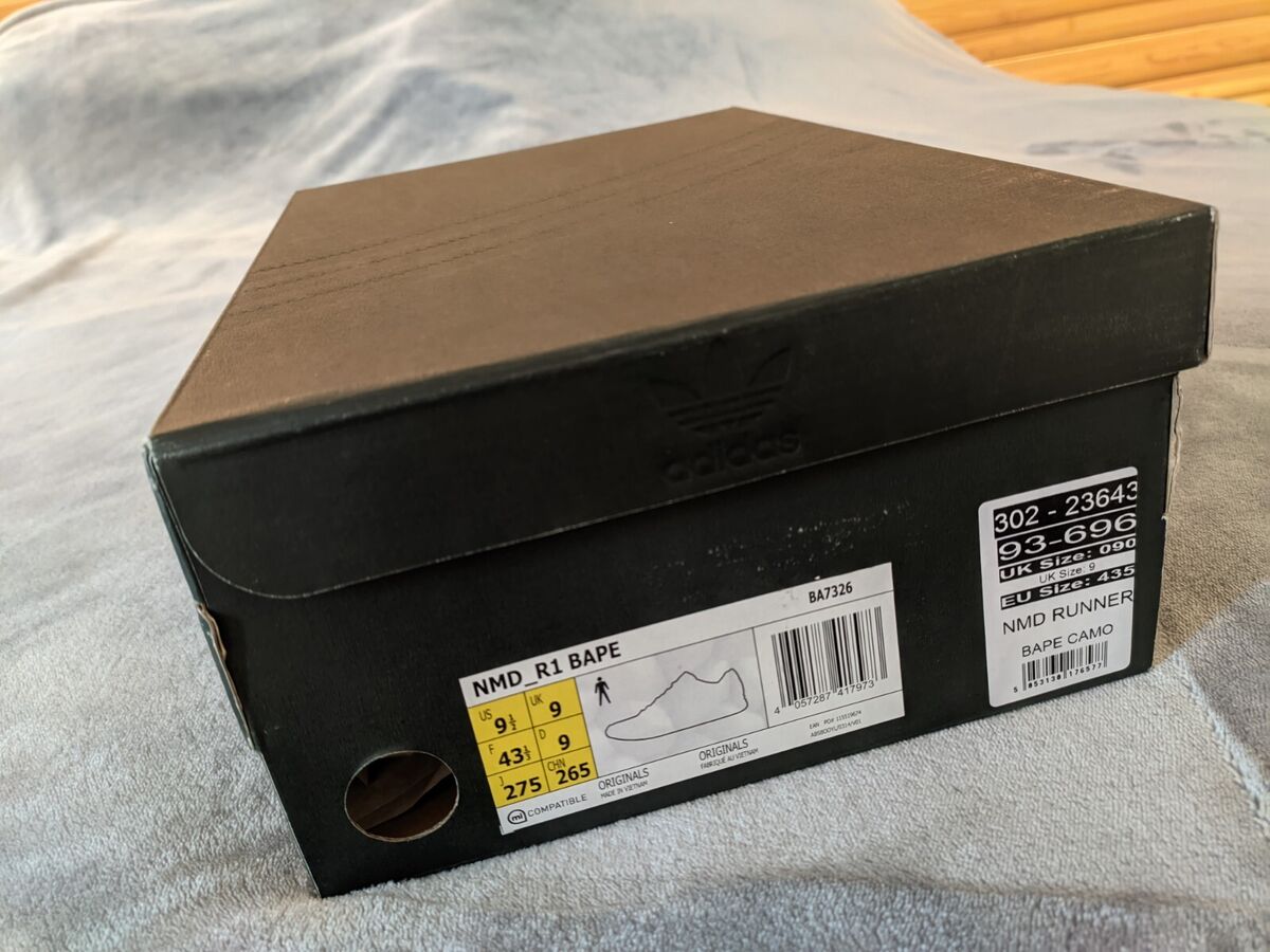 Size 9.5 - adidas A Bathing Ape x NMD_R1 Olive Camo for sale Size 9.5 - adidas A Bathing Ape x NMD_R1 Olive Camo for sale