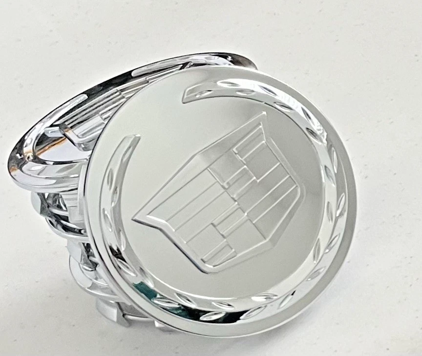 4 Tapacubos centrales para llantas Cadillac Escalade 2007-13 83 mm logotipo cromado ruedas de 18 y 20" Foto 4 de 4