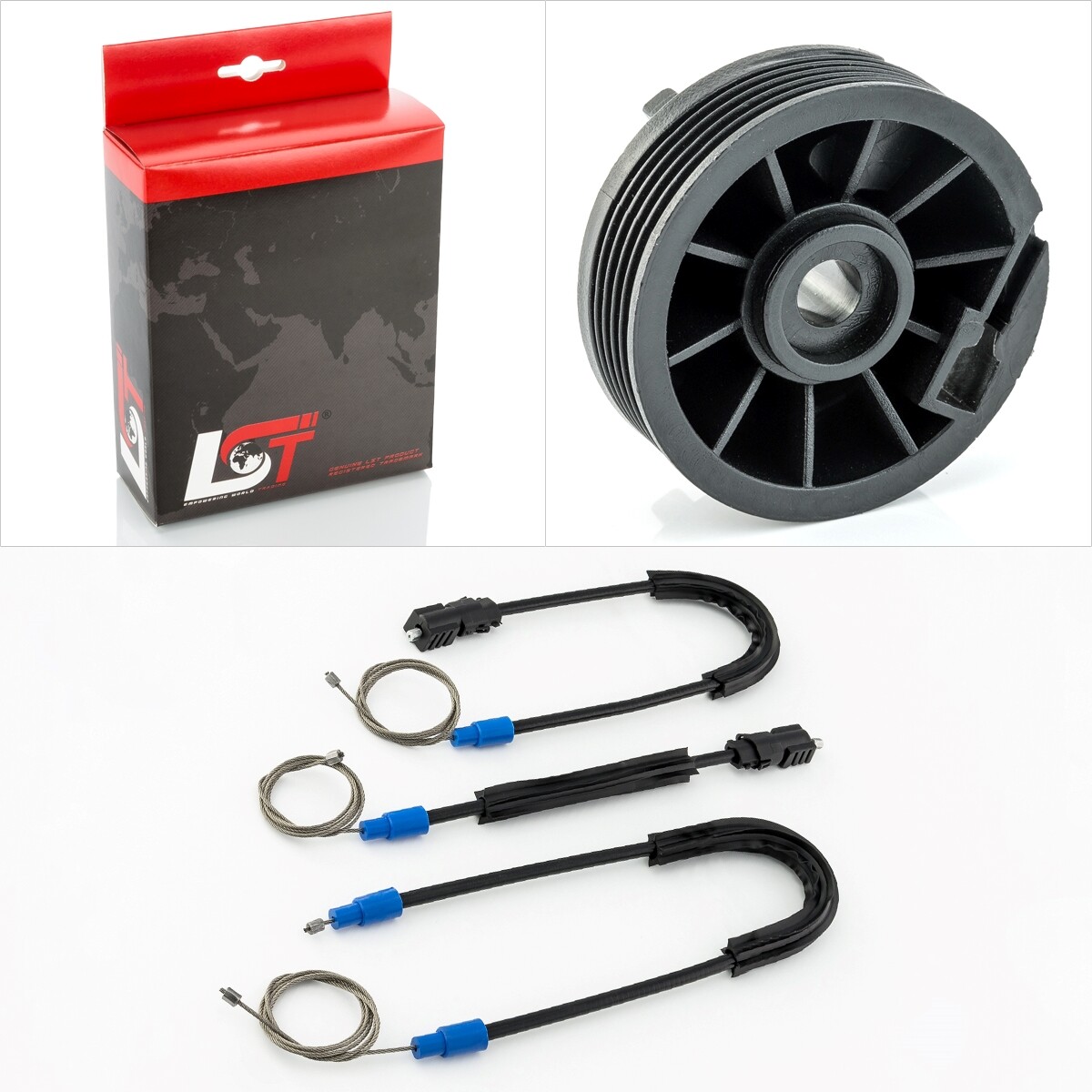 Window Regulator Repair Kit Set Front Left For NISSAN PRIMERA P12